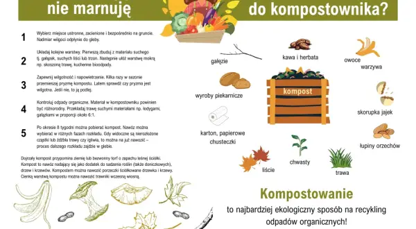 Przydomowy kompostownik przepisy: jak zrobić kompost z resztek kuchennych, gałęzi, liści i trawy. Ekologiczny sposób na recykling odpadów.