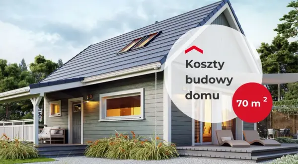 Nowoczesny dom do 70m2 z tarasem i dużymi oknami. Idealny dla rodziny, która ceni sobie komfort i funkcjonalność.