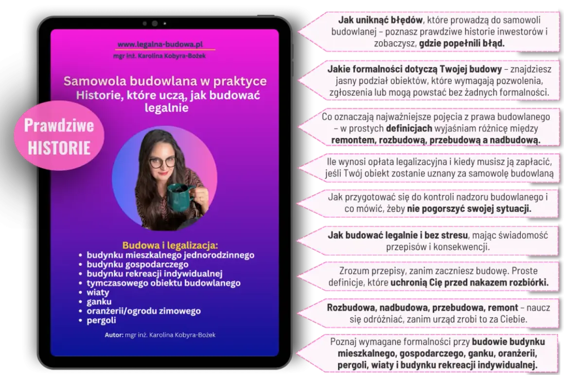 Prawdziwe historie uczą, jak legalnie budować budynek gospodarczy i inne obiekty. Poznaj formalności i uniknij samowoli budowlanej.
